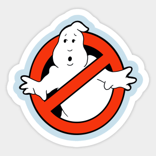 Ghostbusters Title Card Logo Sticker